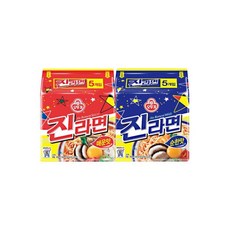 오뚜기 진라면 봉지라면 매운맛 5개 + 순한맛