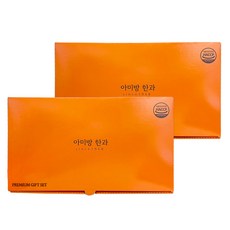 달지않은 효도유과 국내산 찹쌀 한과 선물세트 + 쇼핑백, 2개, 360g