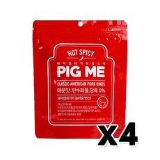 피그미 돼지껍데기튀김스낵 매운맛 저탄고지간식 20g x 4개