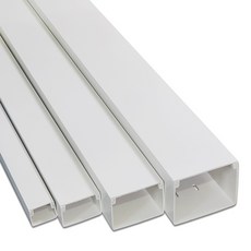 [이가몰드] PVC 랜덕트 60mm X 40mm [백색/1개], 상세페이지 참조