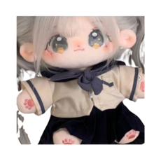 무속성 솜인형 인형 옷 몸체 아이돌 귀여운 20cm