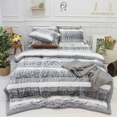 단잠 토스 10mm 라셀극세사 차렵침구세트(이불+패드+베개커버)