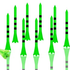 지칸디 플라이 롱티 눈금표시 플라스틱 골프티 티꽂이, 롱롱티83mm (100개), 그린