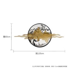 장식모형 장식 펜던트 풍경 그림 거실 벽 철, 사용자 정의 지원
