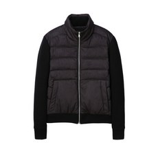 [질스튜어트 뉴욕 남성] [[22FW]] JNJU2D001BK [Magnum Goose] 블랙 스웨이드 미들레이어 다운점퍼