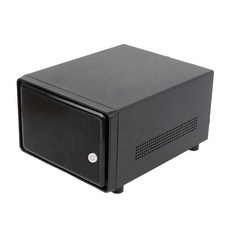 가정용nas nas서버 개인서버 nas하드 2022 새로운 2bays hdd 핫스왑 nas 스토리지 섀시 지원 미니 itx 마더보드 홈 오피스 날짜 스토리지, 200w psu로