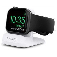 Spigen S350 애플워치 스탠드 충전기 화이트 Spigen S350 Designed for Apple Watch Stand for 44mm/40mm