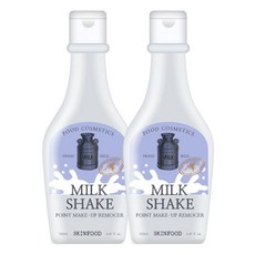 스킨푸드 밀크쉐이크 포인트 메이크업 리무버 160ml, 밀크쉐이크리무버, 2Ea