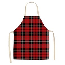 앞치마 린넨 메리 크리스마스 장식 가정 주방 액세서리 Natal Navidad 2023 새해 선물, 35.18 47x38cm, 1개