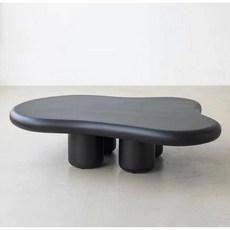 구스타프웨스트맨 마지스 테이블 비정형 거실 미드센츄리, 123x89x35 블랙 하이
