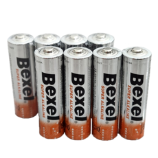 벡셀 알카라인 1.5V 건전지 AA건전지 LR6 알뜰 벌크, 1세트, 12개입