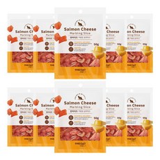  더캣 마블링 슬라이스 연어+치즈 혼합맛 50g x 10개 (1box) 