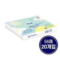 잘풀리는집 잘풀리는집여행용티슈 56매X10입, 56매, 20개