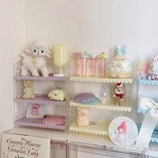 스위머 초코홀릭 3단 책상 미니선반 인형 진열장 5color, 옐로우 rsS3