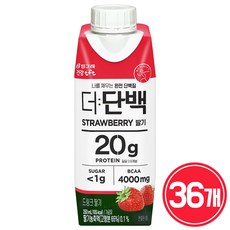 더단백 빙그레 건강tft 드링크 딸기, 250ml, 36개