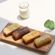노밀가루 무설탕 저탄수 고단백 저당빵 프로틴빵 식사대용 프로틴 휘낭시에 4종 (8개입) 맛별 2개씩