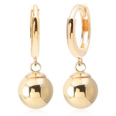 14k원터치볼귀걸이