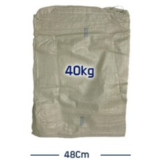 100장 40kg 마대 자루 포대 가마니 67.5X48 모래주머니 다용도 학교 농가 산업용 빨간, 100개