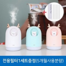 휴대용충전식미니가습기프롬비흰둥이가습기300ml