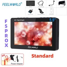 FEELWORLD F5 PROX 1600nit 고휘도 5.5 인치 4K HDMI 터치 스크린 DSLR 카메라 필드 모니터 F970 외부 키, 01 F5 PROX Standard, 01 F5 PROX standard