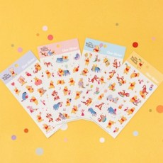 [텐바이텐] [디즈니] 곰돌이 푸 투명 스티커, 옵션선택, 프렌즈