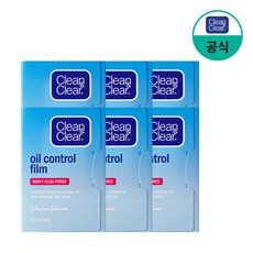 클린앤클리어 오일 컨트롤 필름 60매입 x6개, 6개