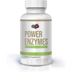 [브로멜린] Pure Nutrition Digestive Power Enzymes 60 Capsules Servings|Supports Daily Healthy Digestion, 1set, 1set