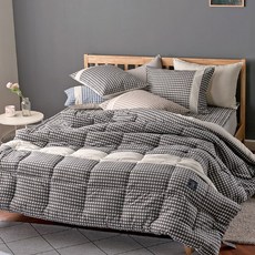 빈티지체크이불