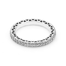 판도라 PANDORA 190963CZ 하트 오브 실버 반지