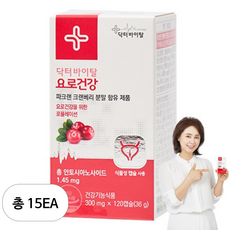 닥터바이탈 요로건강 크랜베리 방광영양제 36g, 120정, 15개