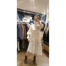 뉴코아강남오즈세컨 컬러레터링언발란스원피스O21JAWOP162W