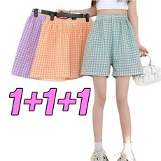 1+1+1 차쿠 여성 반바지 잠옷바지 순면 트렁크 반바지 세트