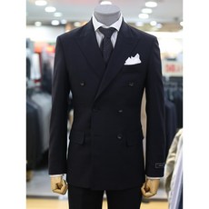 BON 20FW 블랙 톤앤톤 울캐시미어 슬림 스판 더블 정장 BN1SJA012 BK