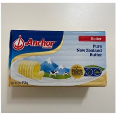 청정 뉴질랜드 앵커버터 Anchor 베이킹재료 무가염 자연방목 목초 유크림100%, 454g, 2개