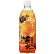 아사히 음료 미츠야 특농 오렌지 스쿼시 500ml×24개 [사이더], 24개, 500ml - 미츠보시호구