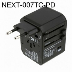 올인원 17W 3포트 여행용 충전기 NEXT-007TC-PD