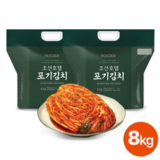 [KT알파쇼핑][피코크] 조선호텔 포기김치 4kg x 2팩 (총 8kg), 2개