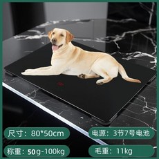 대형견 강아지 체중계 대형 최대 100kg 65X45cm 디지털 스케일 라지 동물병원 저울, 라이트블랙(사이즈80*50CM) B21(100kg), 배터리다, 1개