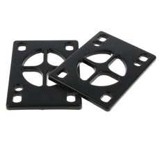 JC 페어 롱 보드 라이저 패드 라이저 스케이트 보드 쇼크 패드 블랙 79x55mm 3mm