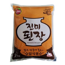 진미 된장3kg 미소된장 일식된장, 1개, 3kg