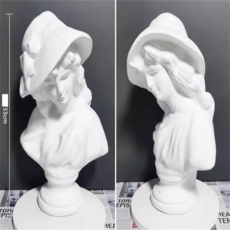 미술조각석고상미니인테리어엔틱줄리앙다윗비너스소품북유럽동백꽃녀조각상조형동백녀33cm