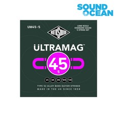 로토사운드 5현 베이스 기타 스트링, UM45-5 Ultramag Bass