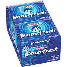 Wrigleys 미국 리글리 윈터멜론 껌 10개x3팩 Winterfresh Gum