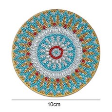 미니십자수컵받침