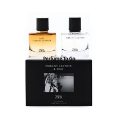 자라 바이브런트 레더 OUD 2 x 2.03 oz 60 ml EDP 스프레이 2918638 - 자라바이브런트레더