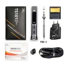 오리지널 미니 USB 전기 납땜 다리미 온도 조절 가능 디지털 스테이션 PD 90W TS100 101