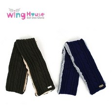 NUBITEL누비마트_윙하우스 윙보이즈 꽈배기 머플러 WH0233 유아목도리 아동넥워머 목도리 어린이넥워머 겨울넥워머 방한목도리 방한넥워머 아동목도리_누비텔레콤:NUBITEL