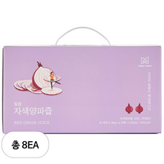 밀팜 자색양파 순수 착즙, 2.4L, 8개