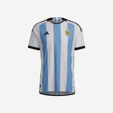 [정품] 아디다스 아르헨티나 2022 홈 어센틱 저지 화이트 라이트 블루 - KR 사이즈 (논 마킹 버전) Adidas Argentina Home Authentic Jersey 2