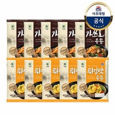 [사조대림] 대림선 가쓰오우동 229.4g x5개 +튀김맛우동 212g x5개, 5개